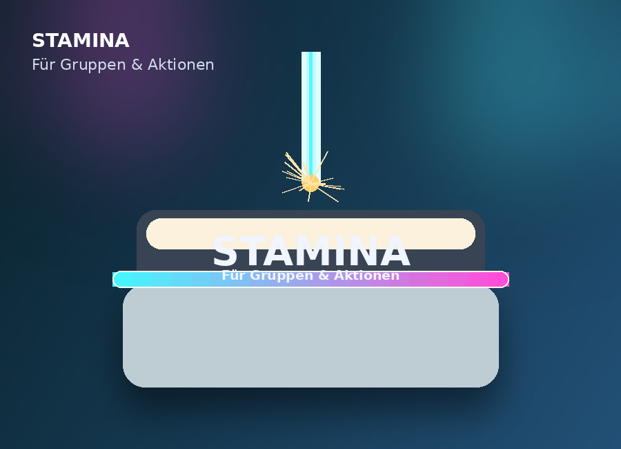 STAMINA Lunchbox Auswahl für individuelle Gravur